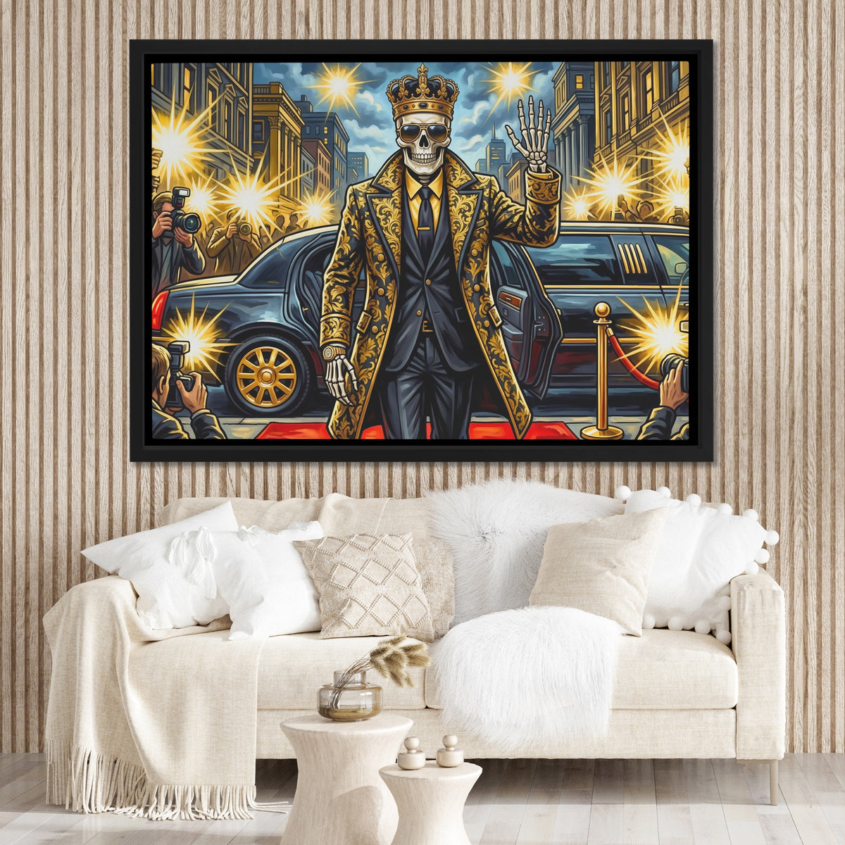 Skeleton King Crowned - Thedopeart