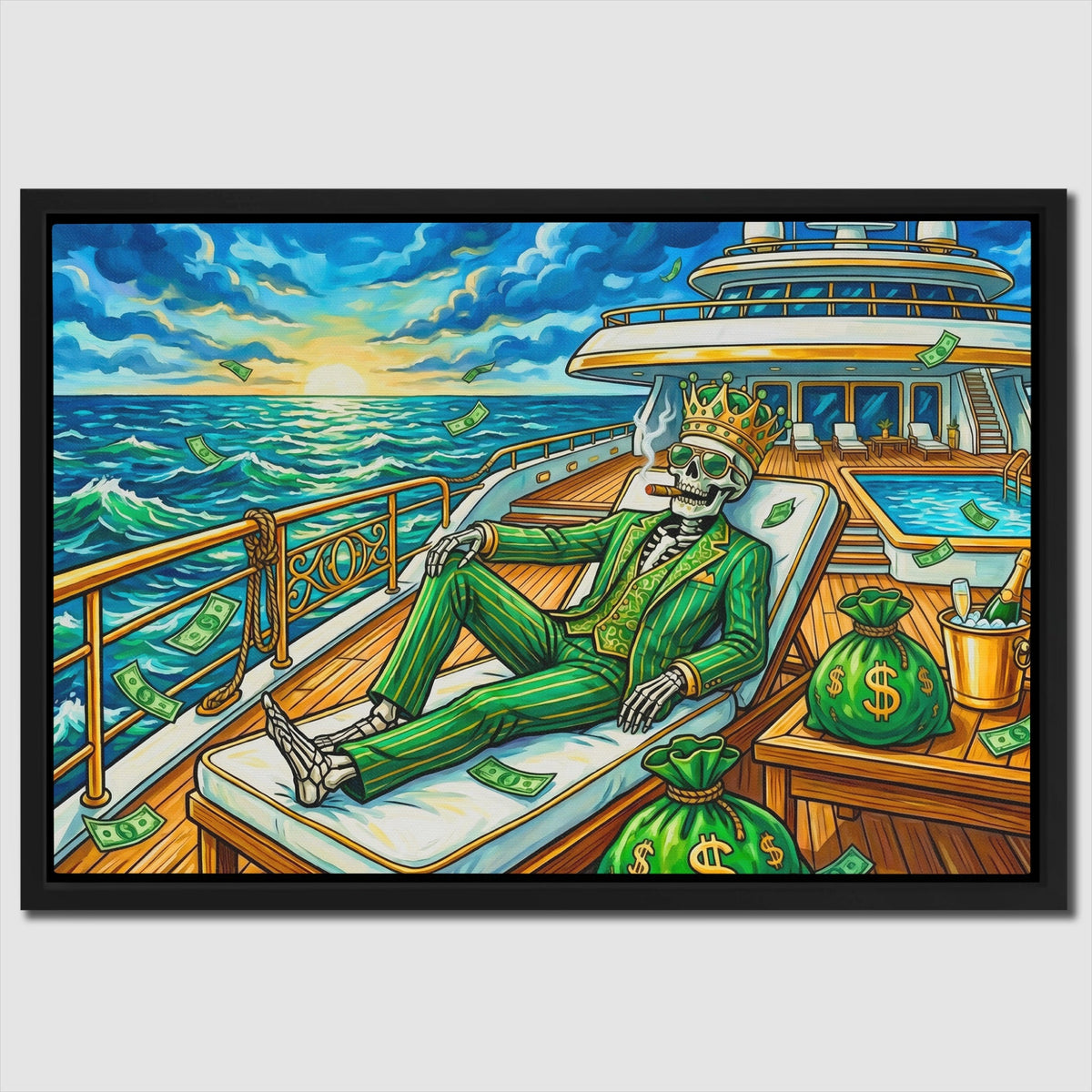 Skeleton Tycoon Sunset - Thedopeart
