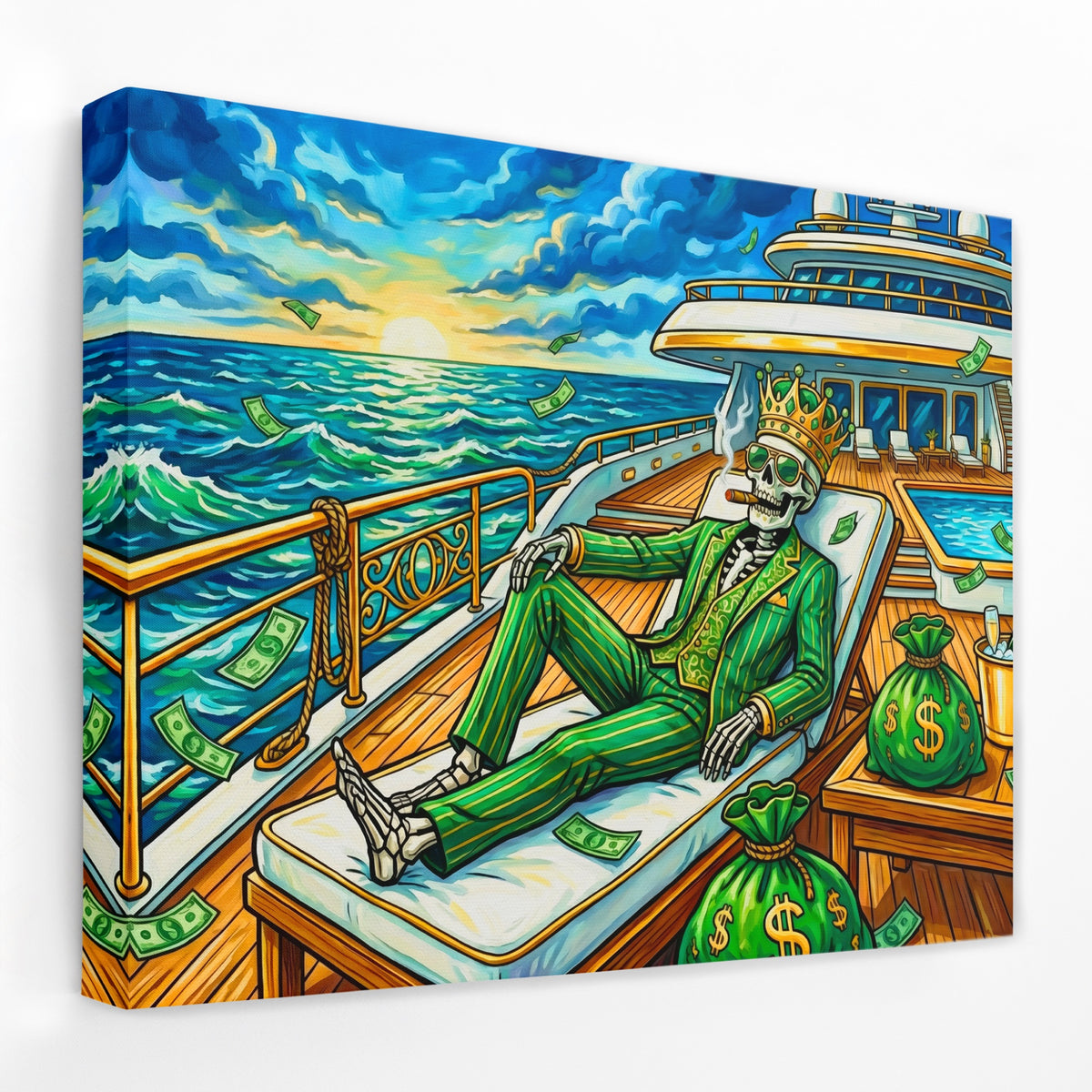 Skeleton Tycoon Sunset - Thedopeart