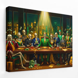 Skull Last Supper - Thedopeart