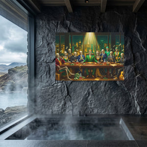 Skull Last Supper - Thedopeart