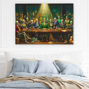 Skull Last Supper - Thedopeart