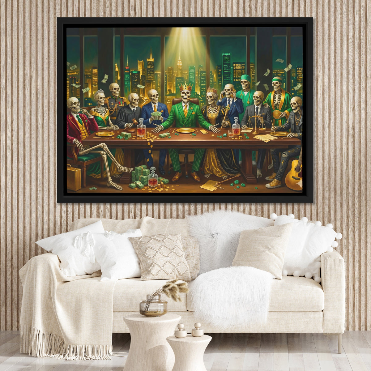 Skull Last Supper - Thedopeart