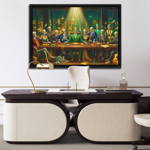 Skull Last Supper - Thedopeart