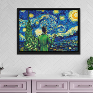 Skull Swirling Cosmos - Thedopeart
