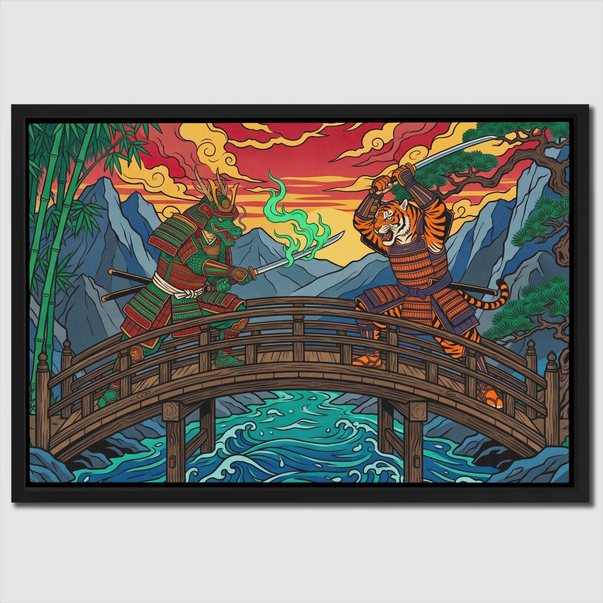 Tiger Dragon Bridge - Thedopeart