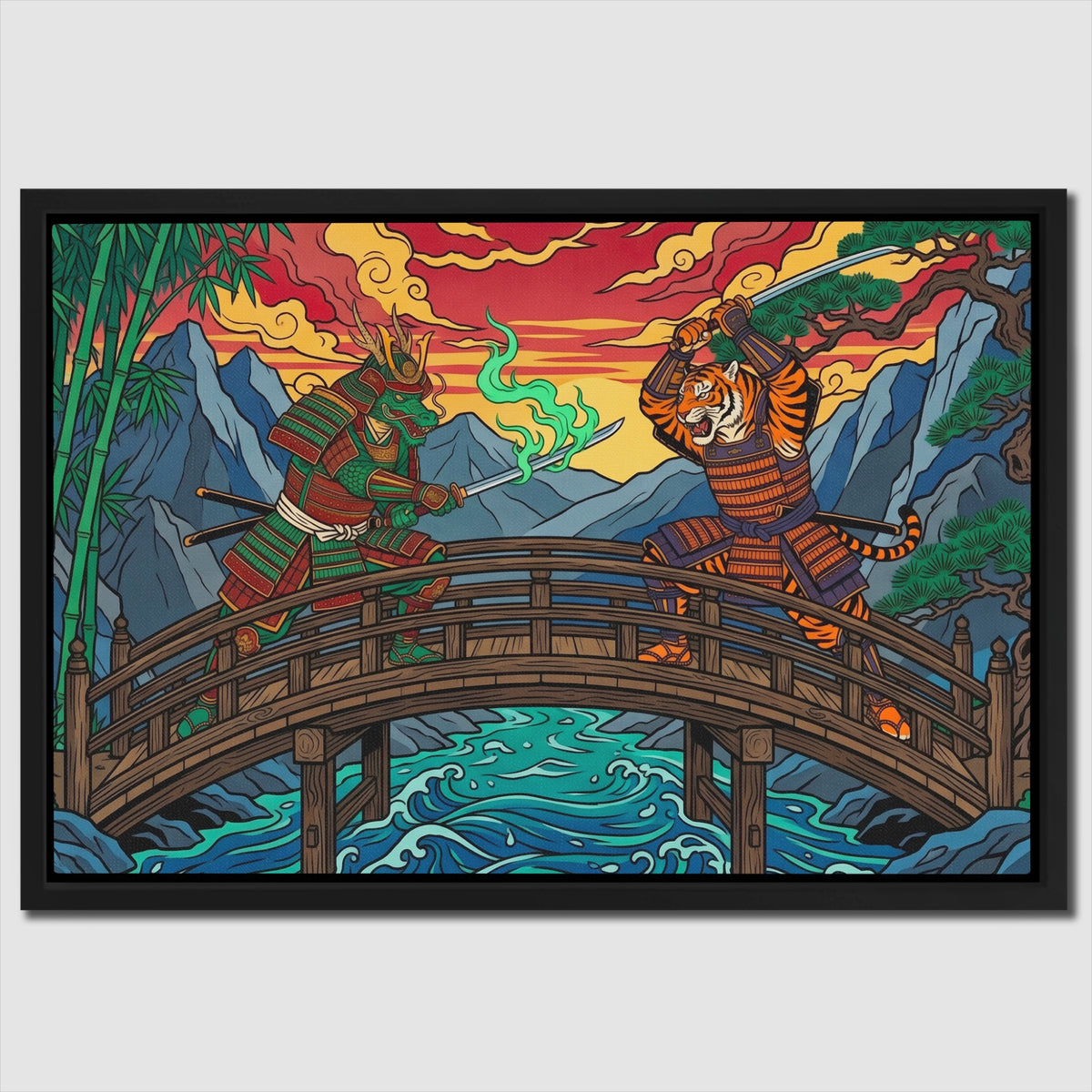 Tiger Dragon Bridge - Thedopeart