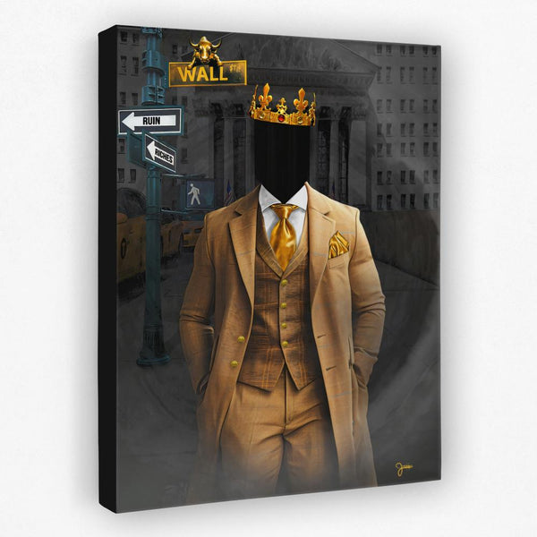 Wall Street Riches by Jesse Johnson (2021), Digital art on premium canvas