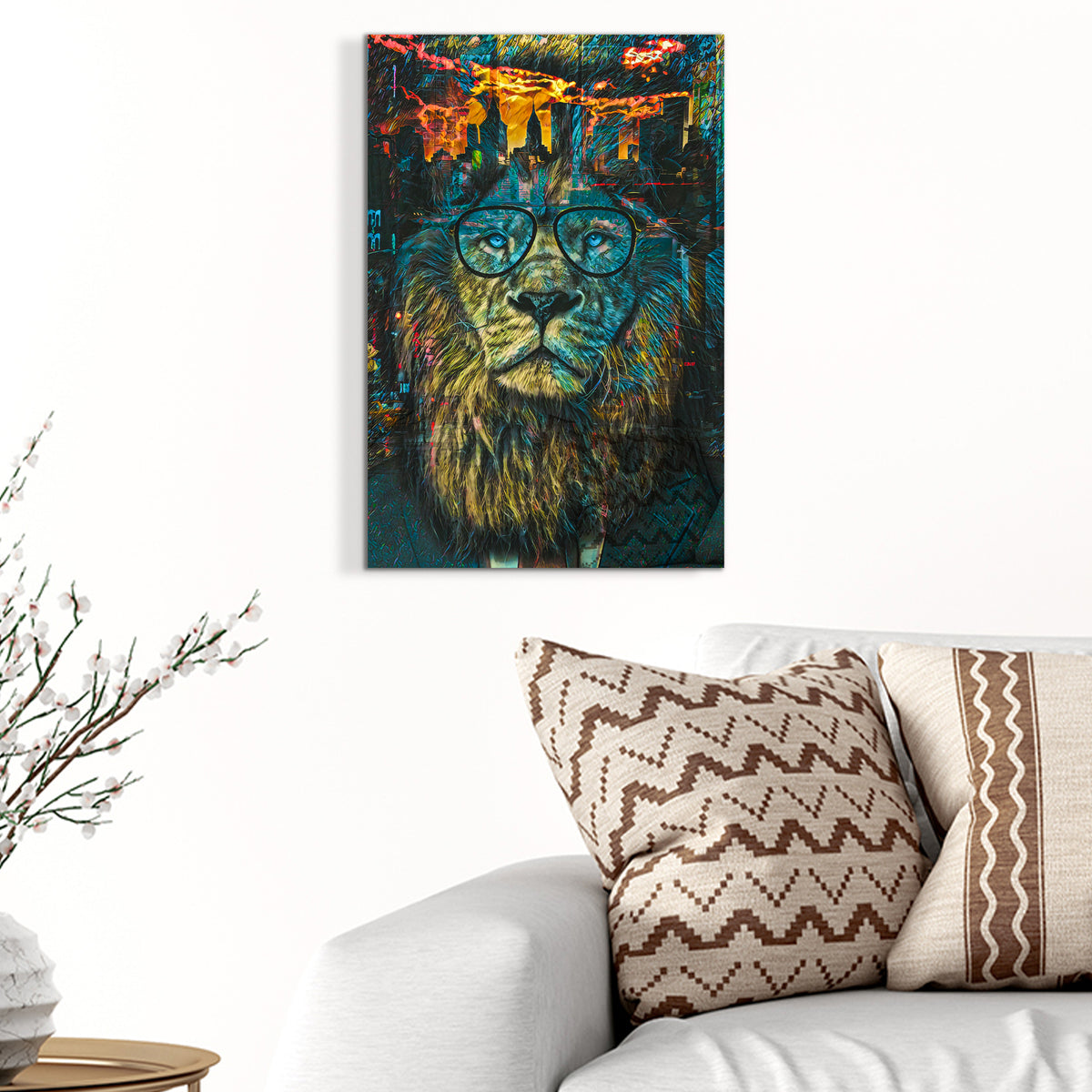 NYC Business Lion Acrylic Print - Thedopeart