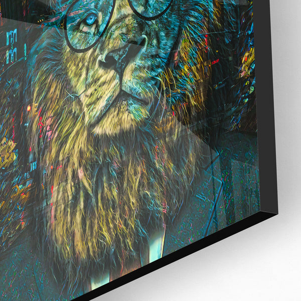 NYC Business Lion Acrylic Print - Thedopeart