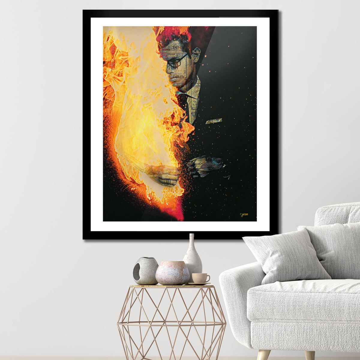 Work Flow Semi-gloss Print - Thedopeart Prints