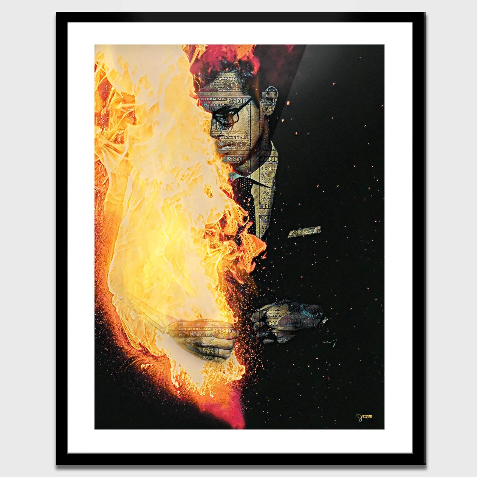 Work Flow Semi-gloss Print - Thedopeart Prints