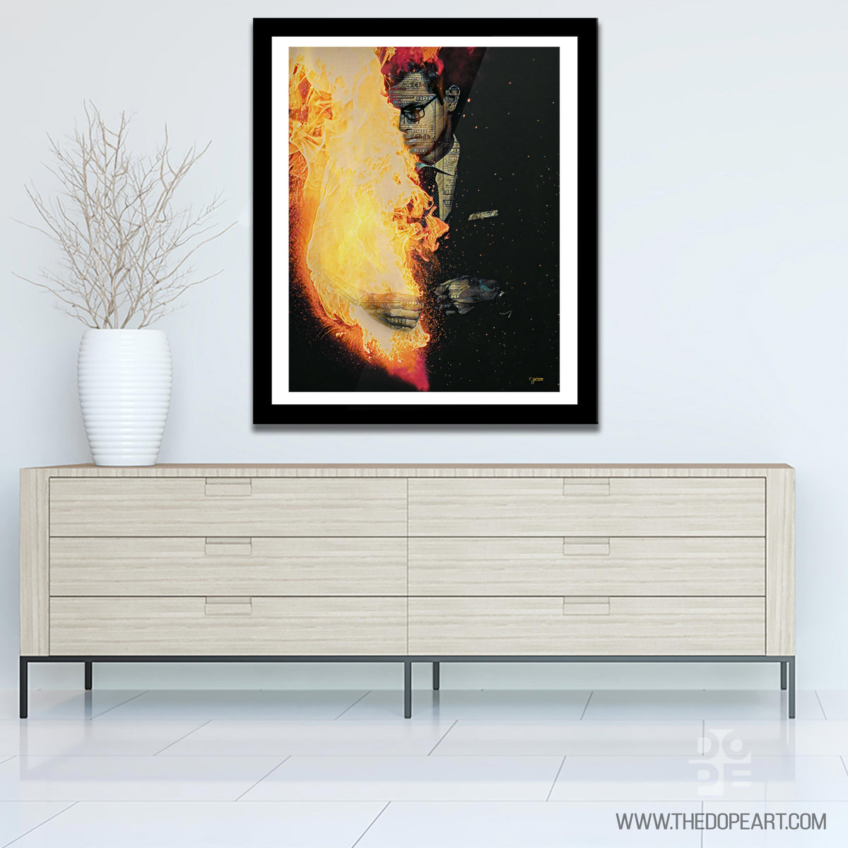 Work Flow Semi-gloss Print - Thedopeart Prints
