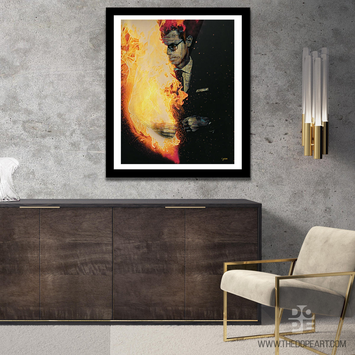 Work Flow Semi-gloss Print - Thedopeart Prints