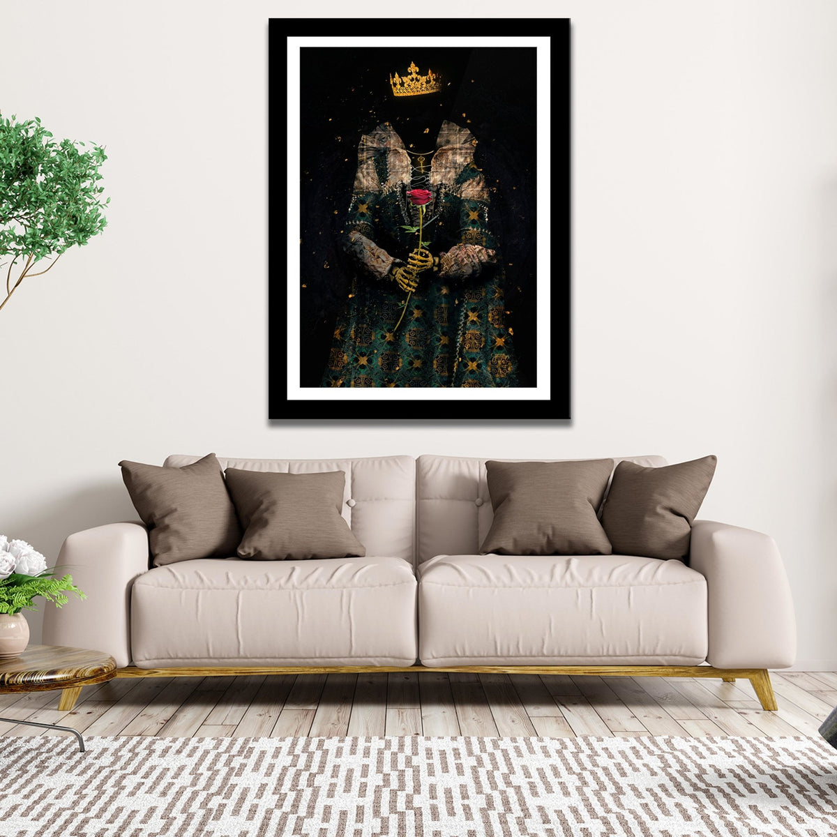 A Queen's Gift Semi-gloss Print - Thedopeart Prints