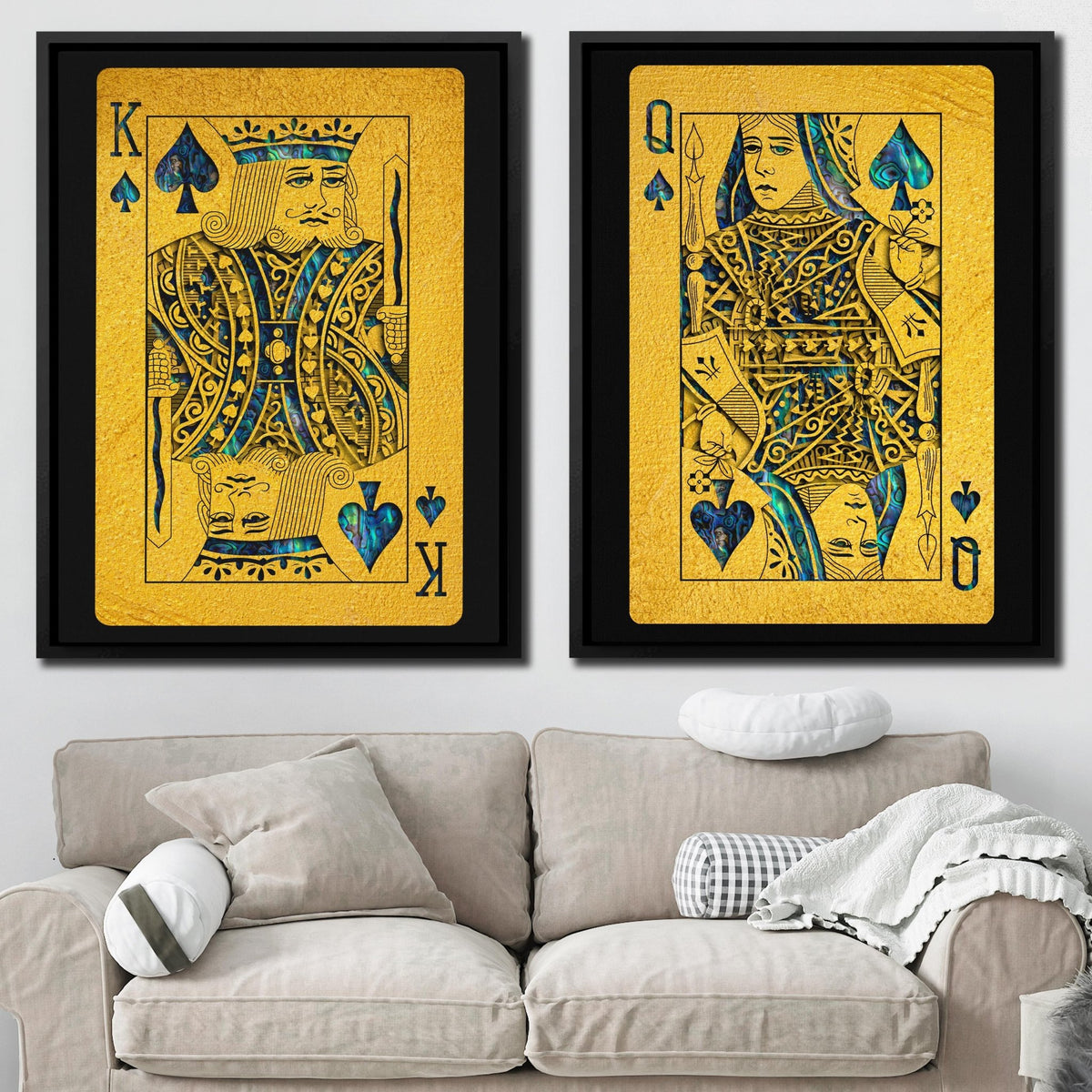 Abalone King and Queen Set - Thedopeart Canvas