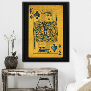 Abalone King of Spades - Thedopeart Canvas