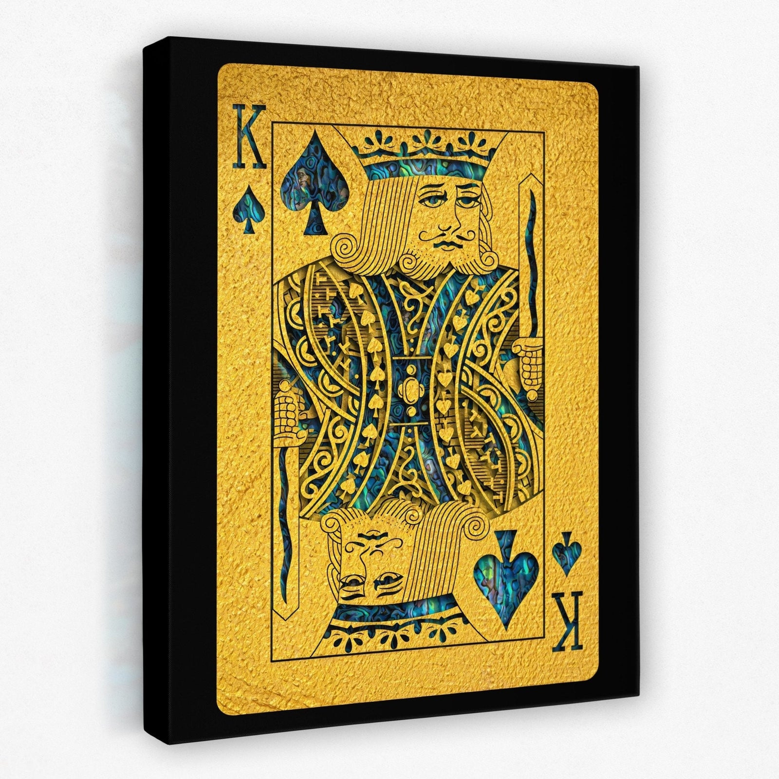 Abalone King of Spades - Thedopeart Canvas
