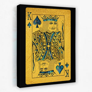 Abalone King of Spades - Thedopeart Canvas