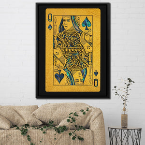 Abalone Queen of Spades - Thedopeart Canvas