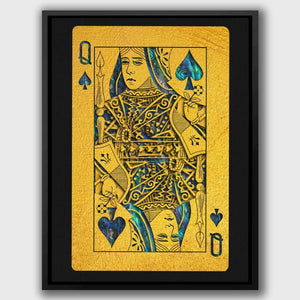 Abalone Queen of Spades - Thedopeart Canvas