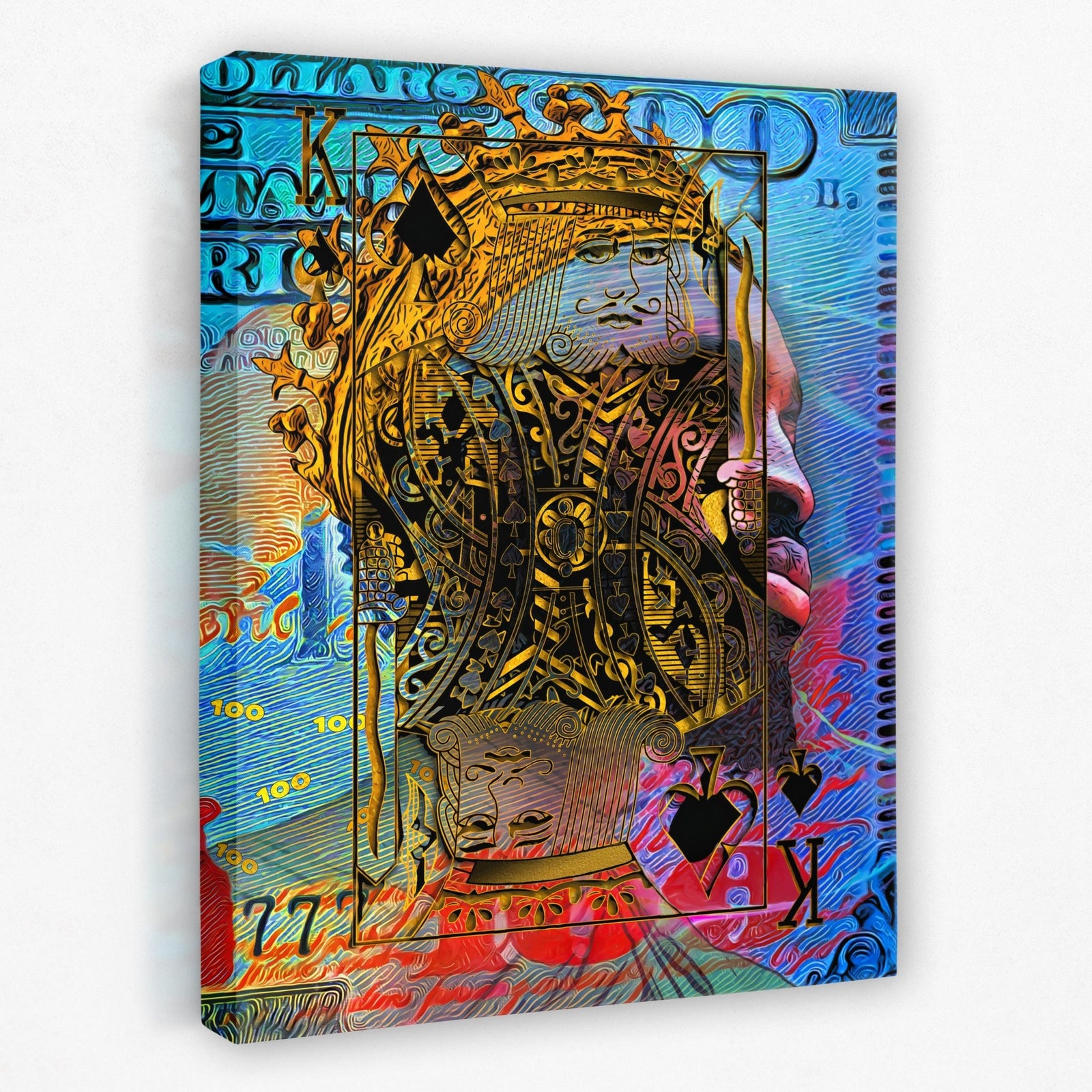 All Seeing King - Thedopeart Canvas