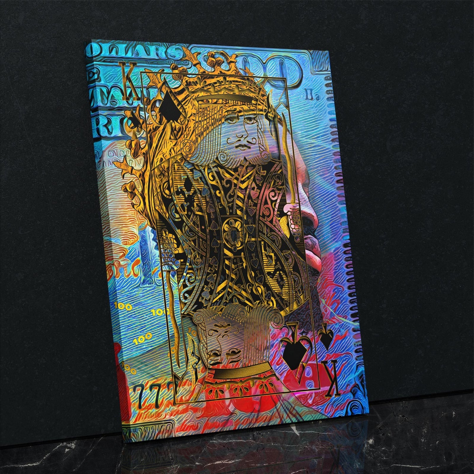 All Seeing King - Thedopeart Canvas