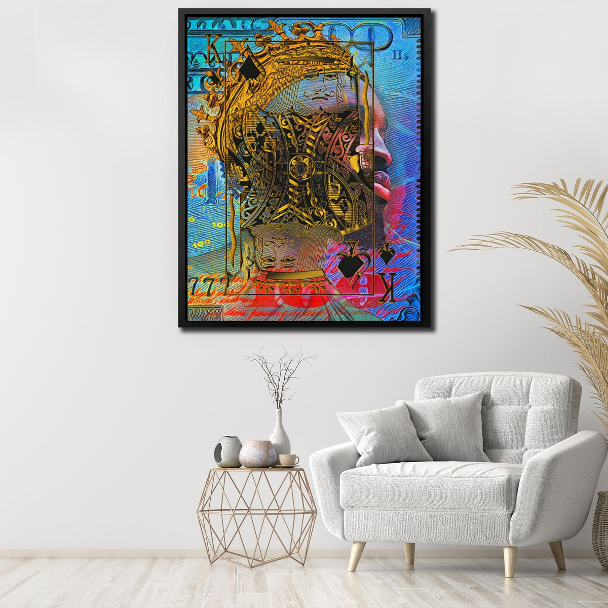 All Seeing King - Thedopeart Canvas