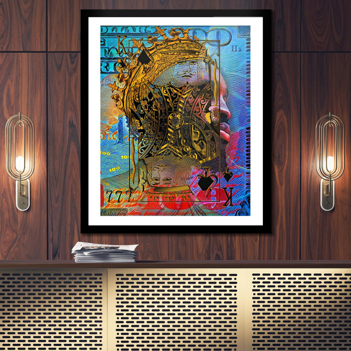 All Seeing King Semi-Gloss Print - Thedopeart Prints