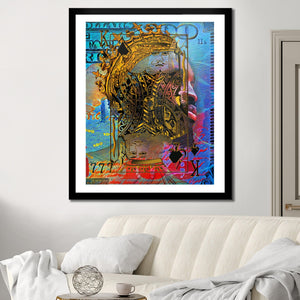 All Seeing King Semi-Gloss Print - Thedopeart Prints