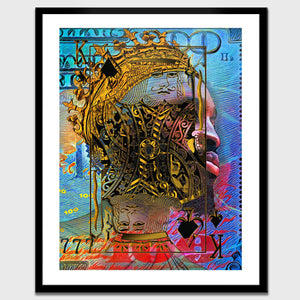 All Seeing King Semi-Gloss Print - Thedopeart Prints