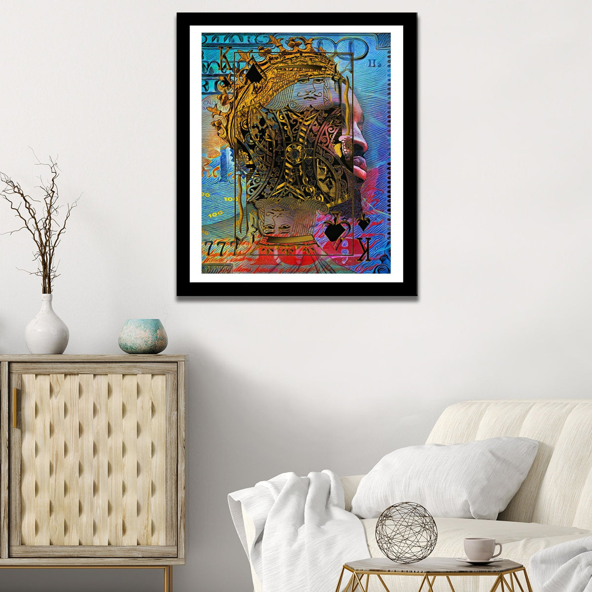 All Seeing King Semi-Gloss Print - Thedopeart Prints