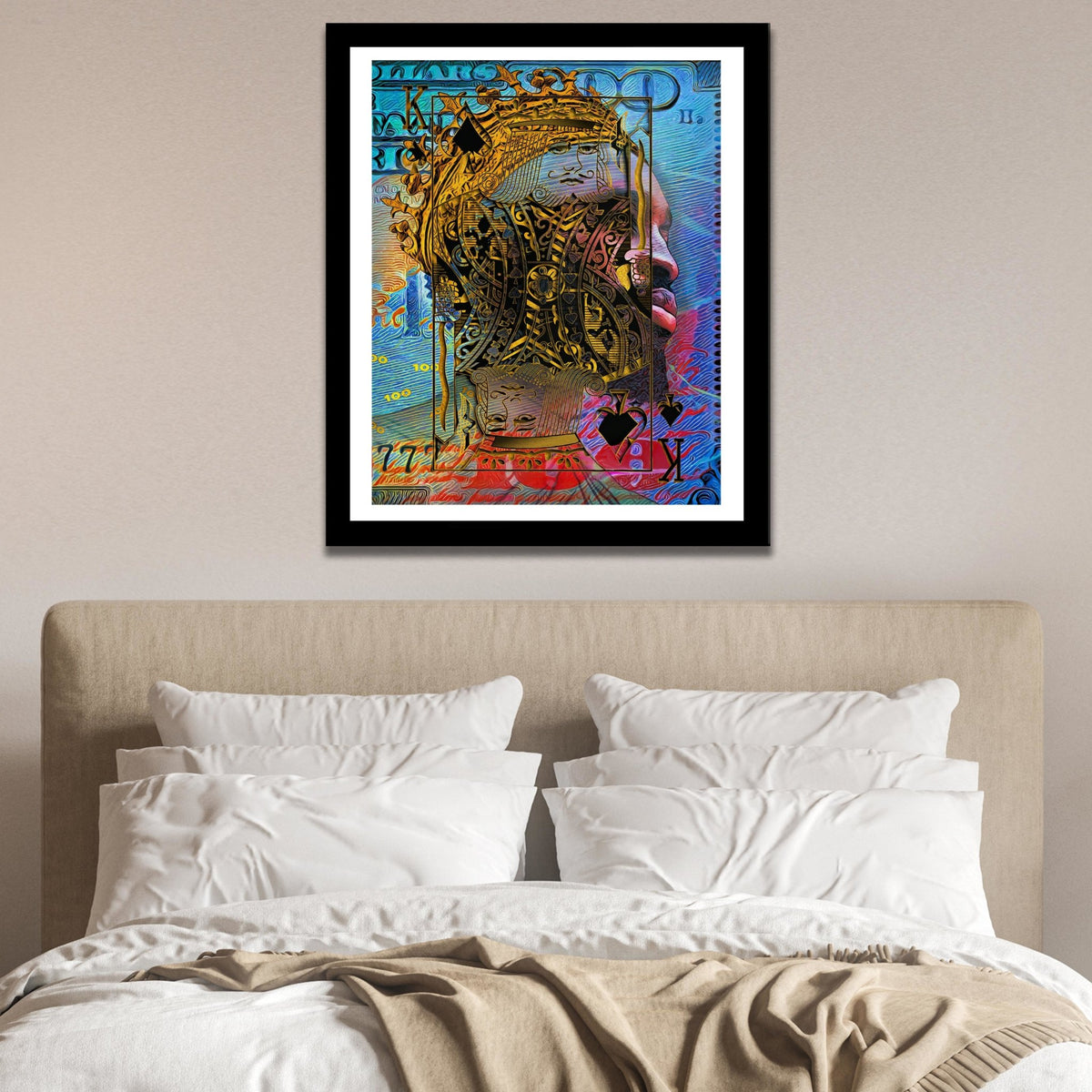 All Seeing King Semi-Gloss Print - Thedopeart Prints