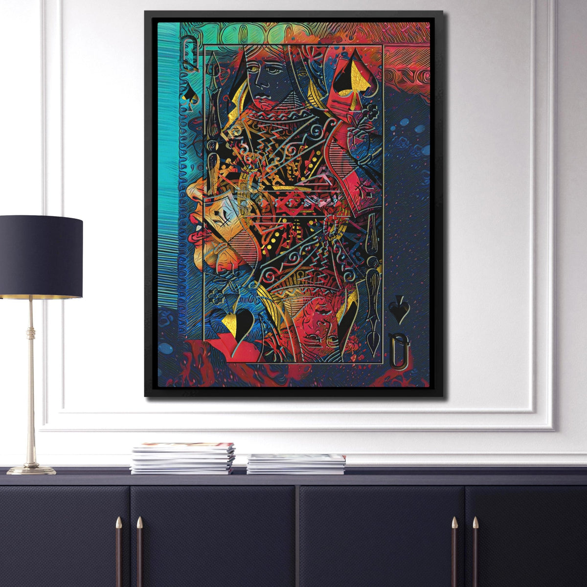 All Seeing Queen of Spades - Thedopeart Canvas