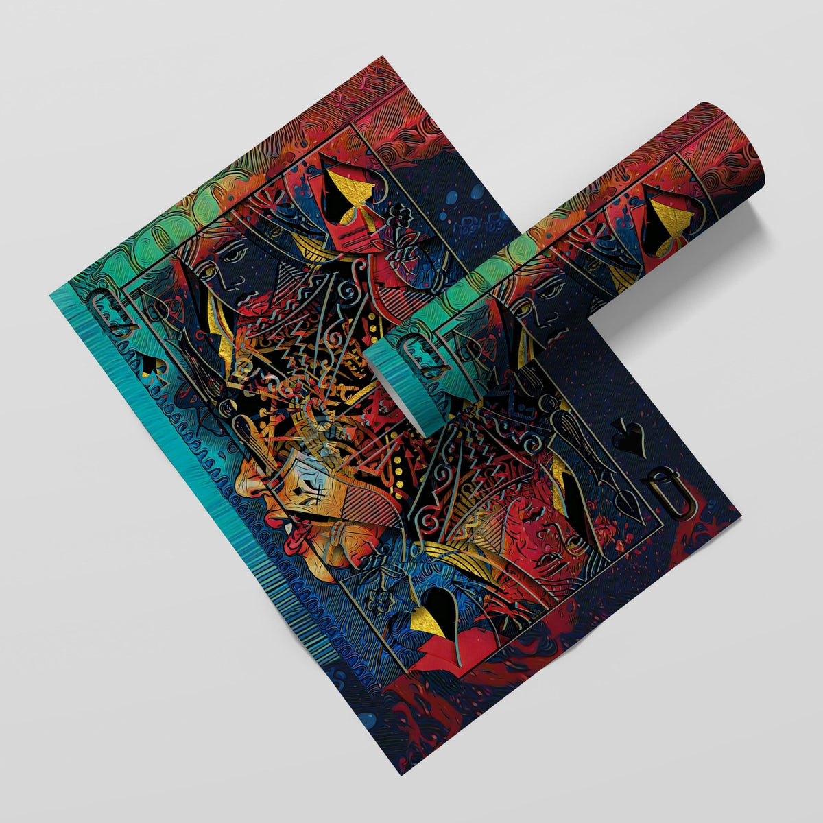 All Seeing Queen Semi-gloss Print - Thedopeart Prints