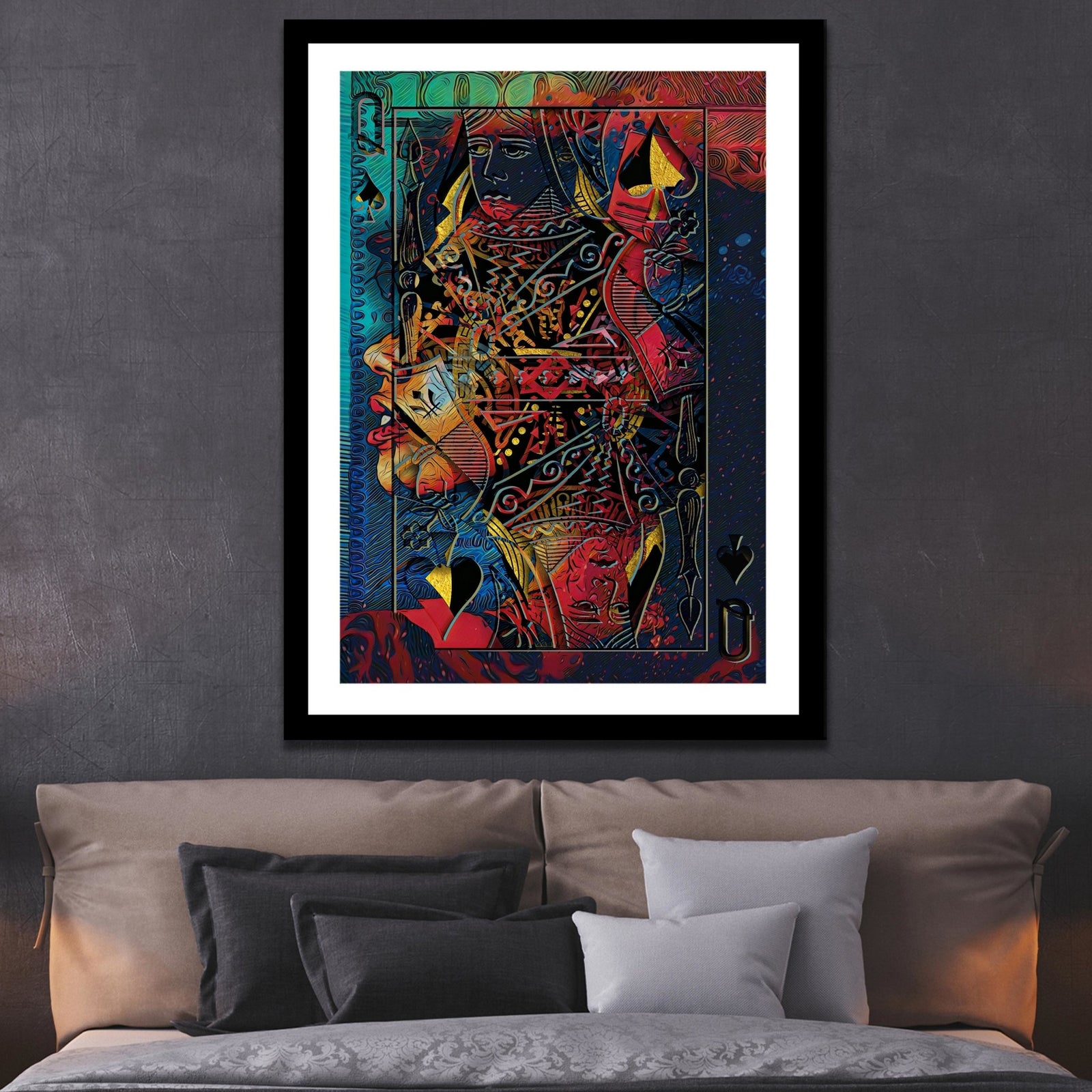 All Seeing Queen Semi-gloss Print - Thedopeart Prints