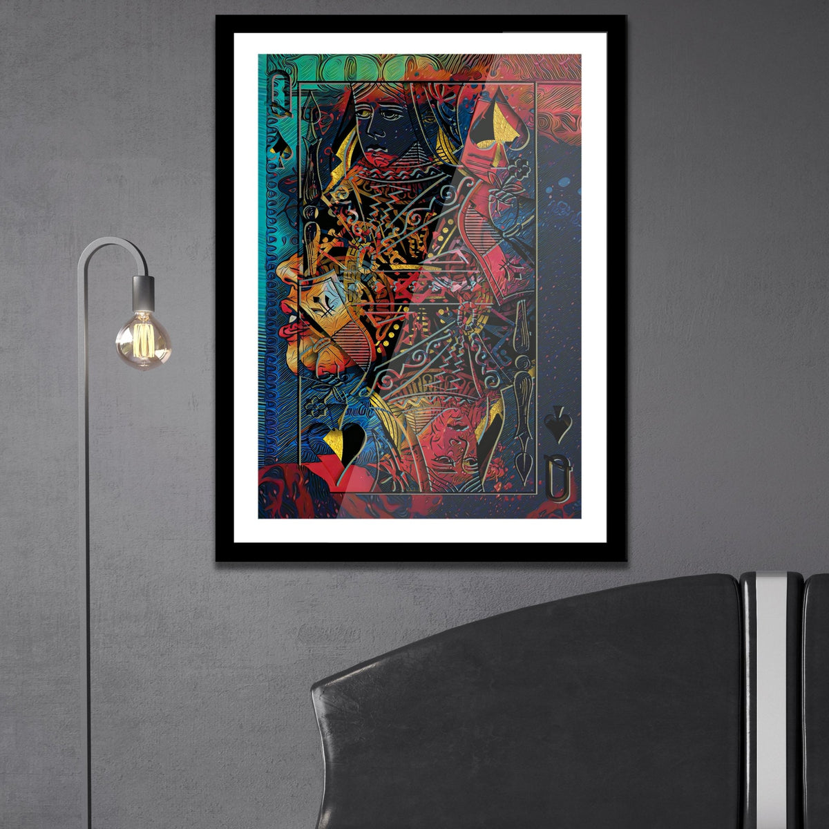 All Seeing Queen Semi-gloss Print - Thedopeart Prints