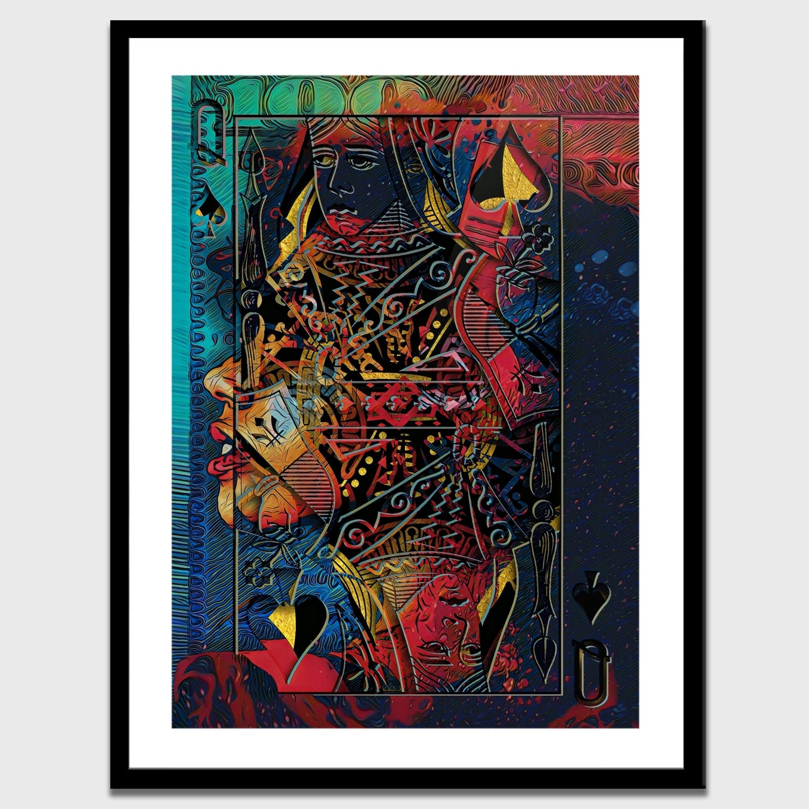 All Seeing Queen Semi-gloss Print - Thedopeart Prints