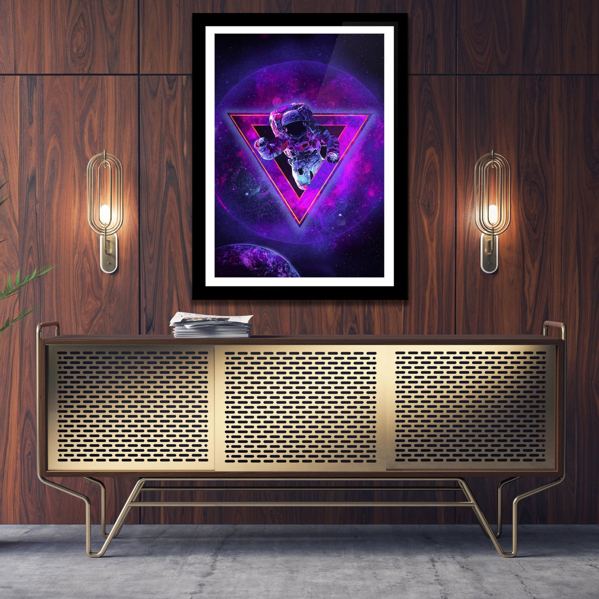 Amethyst Gateway Semi-gloss Print - Thedopeart Prints