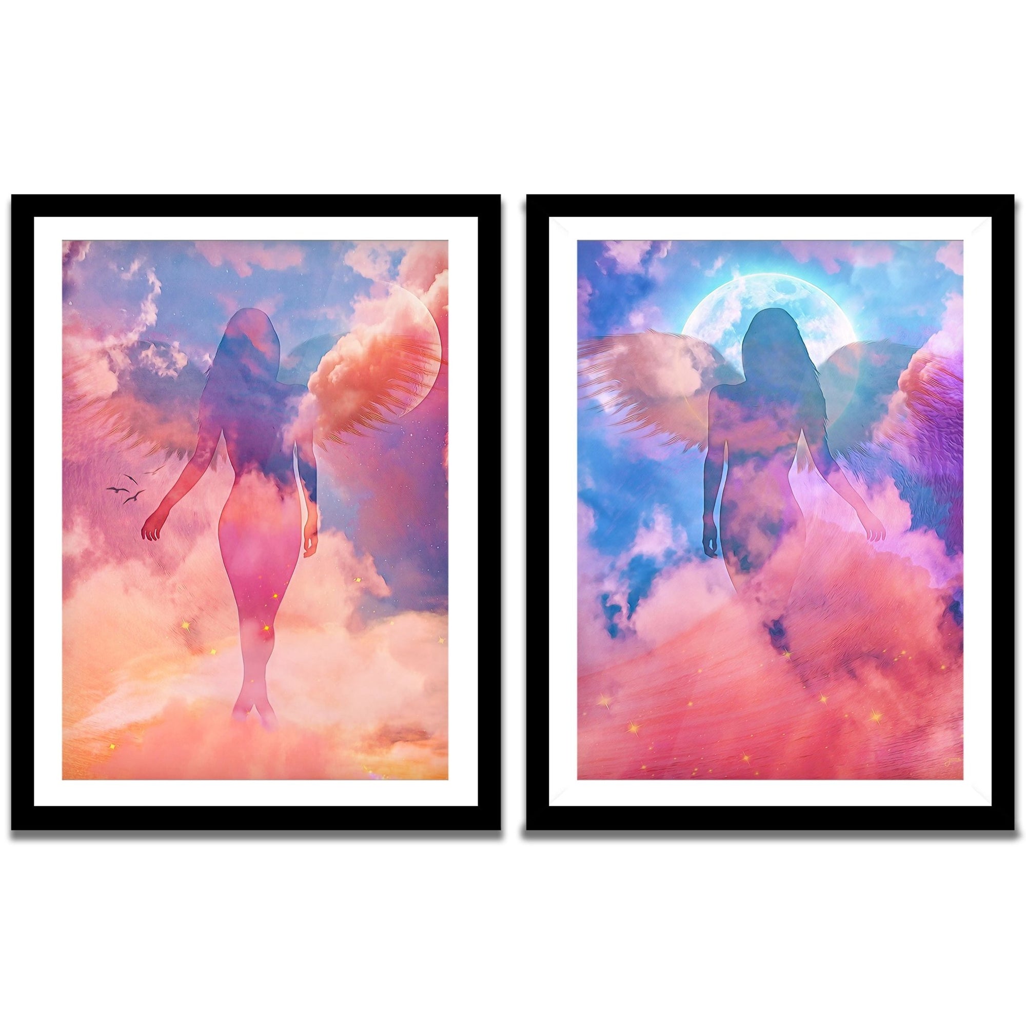 An Angel's Reflection Semi-Gloss Prints - Thedopeart Prints