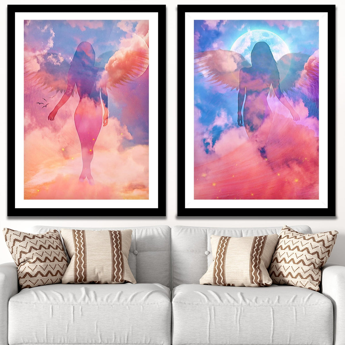 An Angel's Reflection Semi-Gloss Prints - Thedopeart Prints