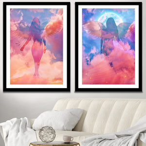 An Angel's Reflection Semi-Gloss Prints - Thedopeart Prints