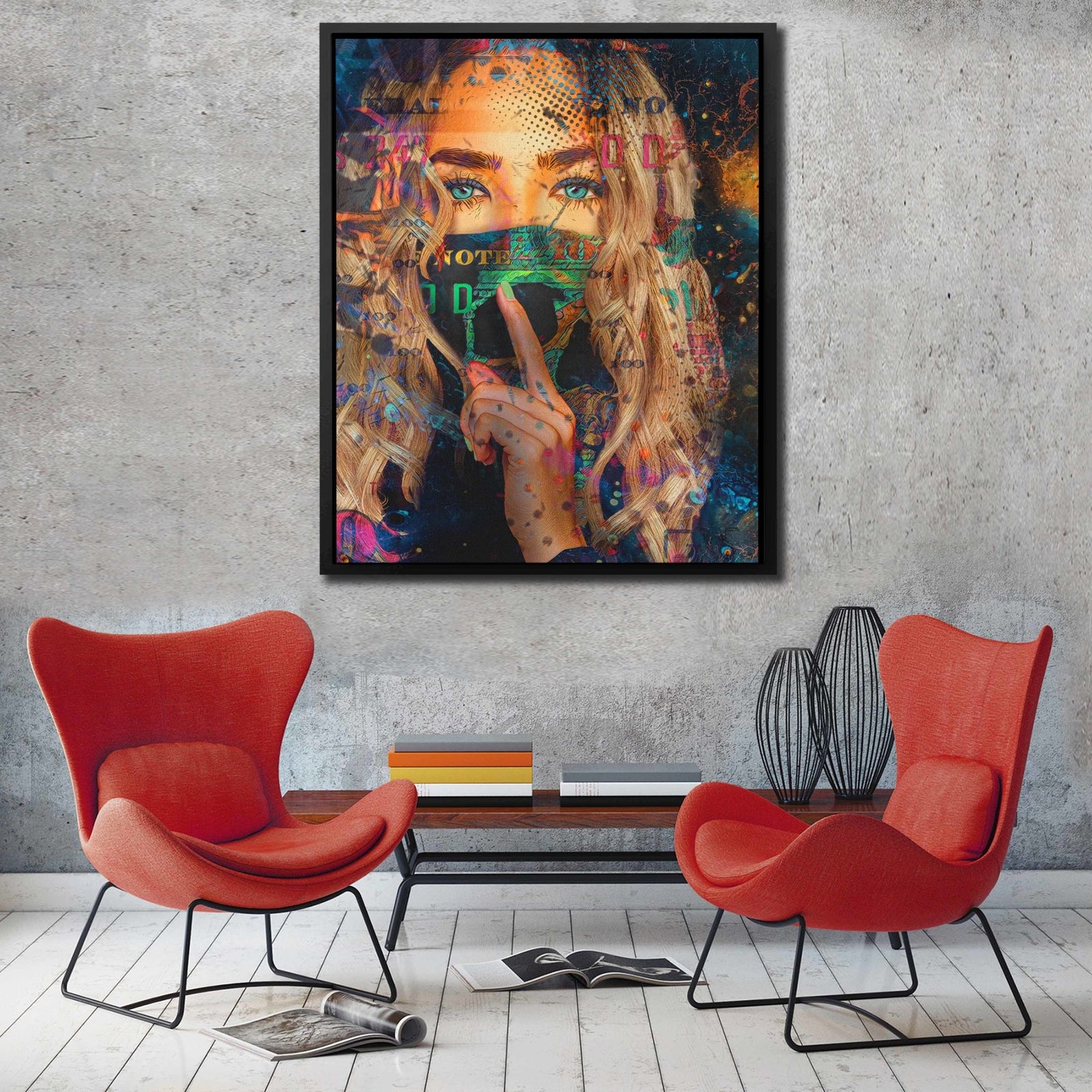 A.T.M. Heist - Thedopeart Canvas