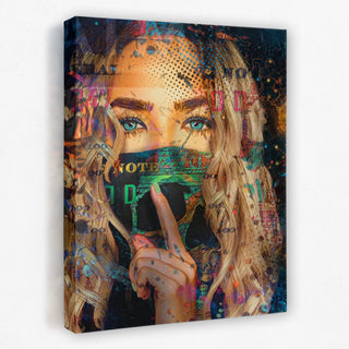 A.T.M. Robbery - 12x16 / Canvas Wrap ― 1.25" (No Frame)