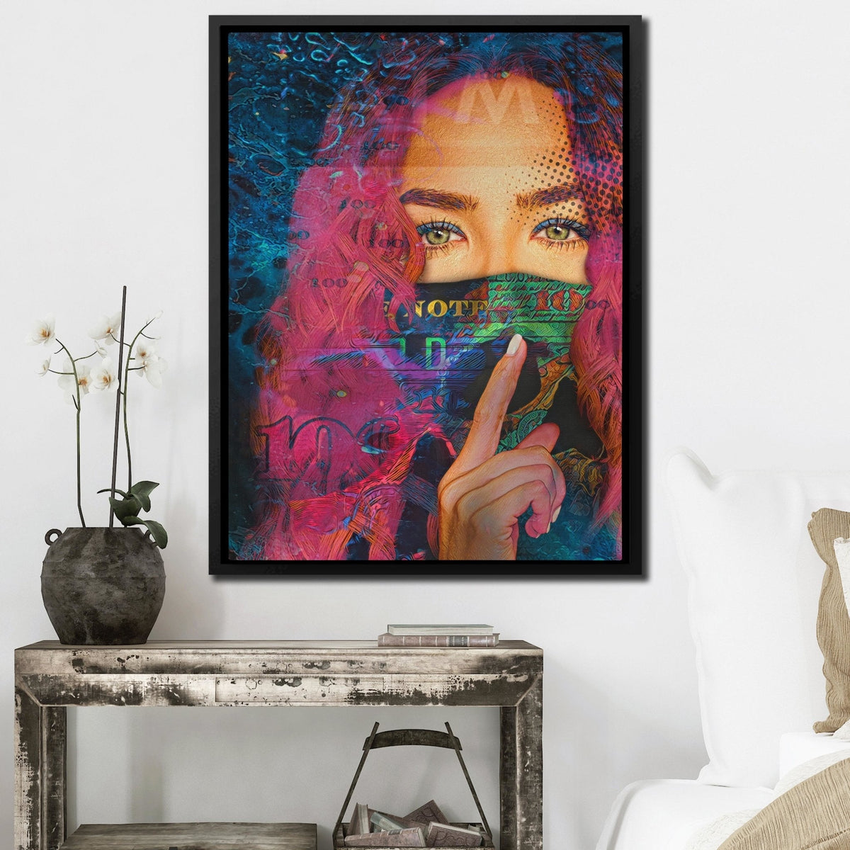 A.T.M. Pink - Thedopeart Canvas