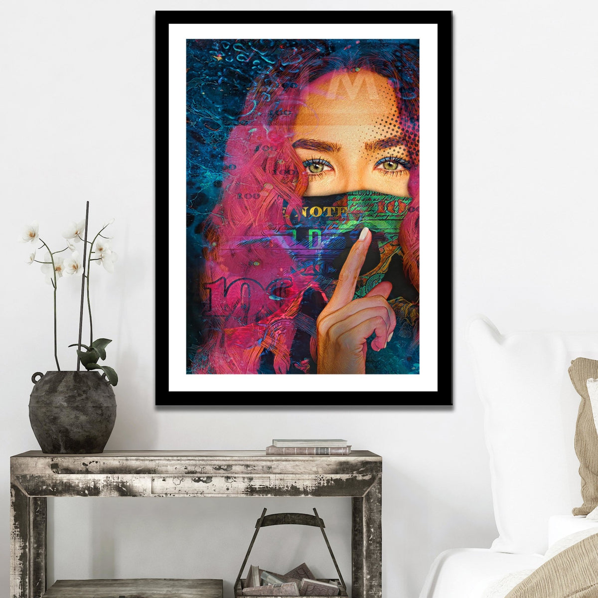 ATM Pink Semi-gloss Print - Thedopeart Prints