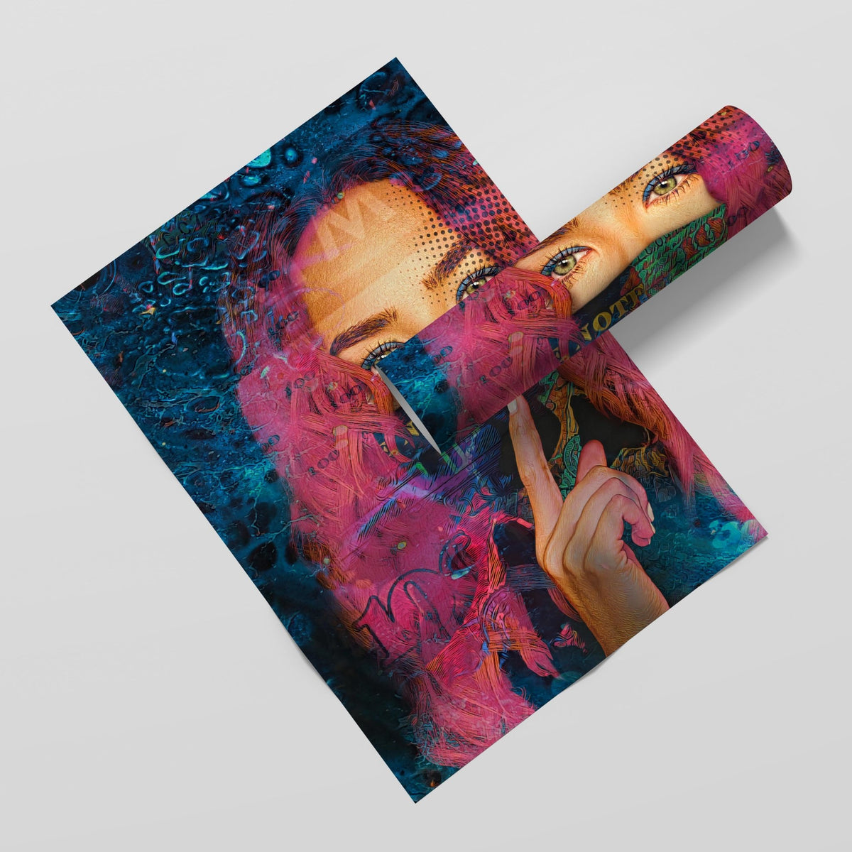 ATM Pink Semi-gloss Print - Thedopeart Prints