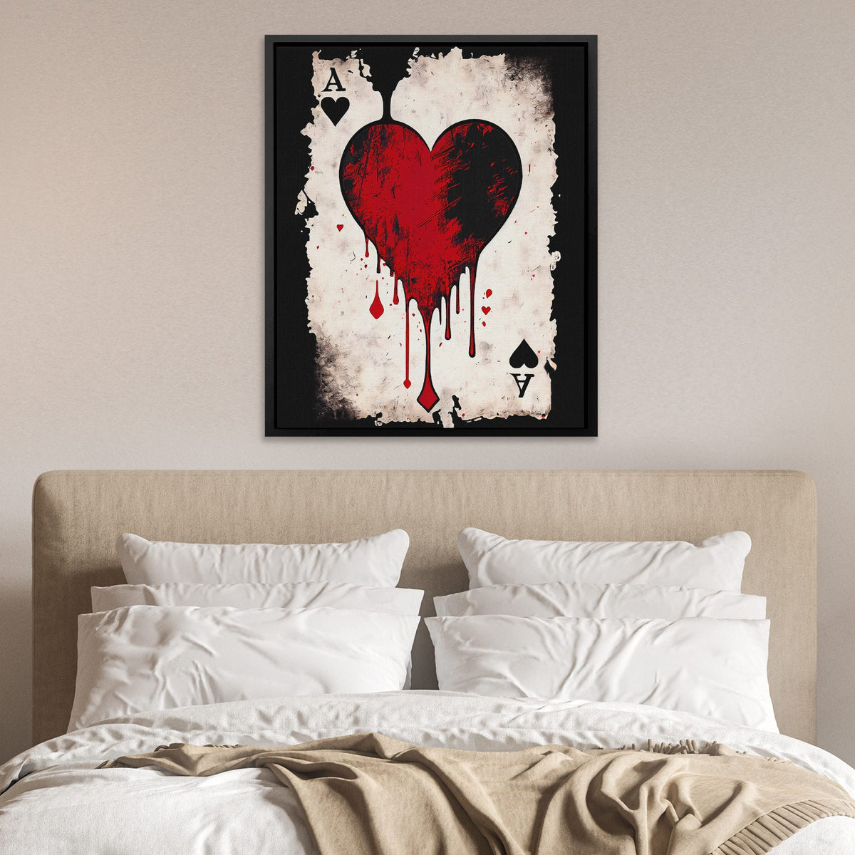 Black Ace of Hearts - Thedopeart