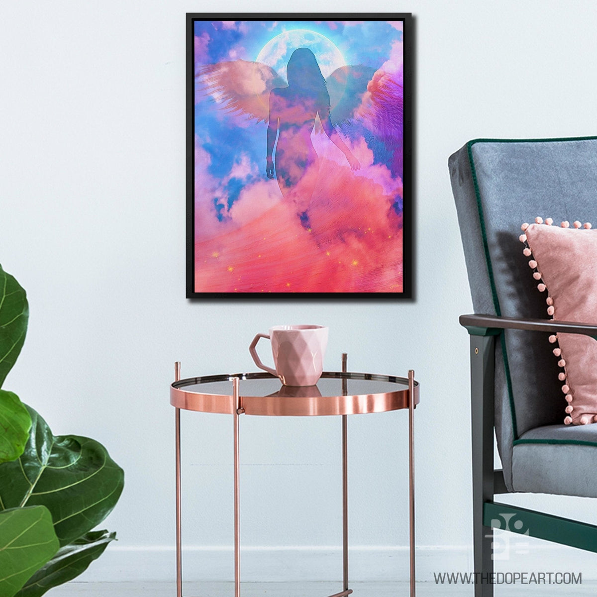 Blue Angel - Thedopeart Canvas