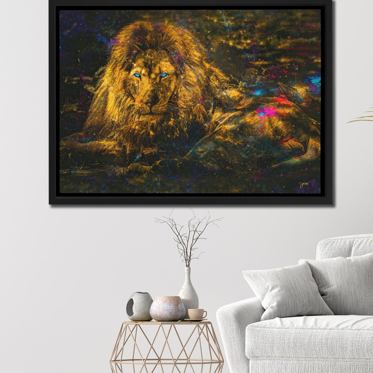Blue Eyes - Thedopeart Canvas